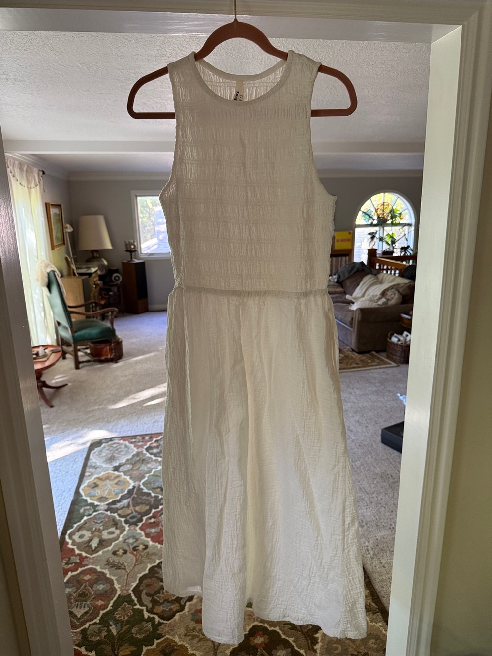 Pact Coastal Gauze Dress